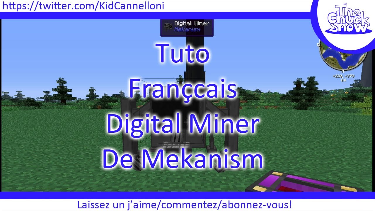 Tuto Minecraft Fr Le digital miner du mod Mekanism YouTube