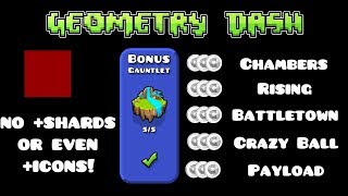 Geometry Dash 100% Plythrough (Gauntlet 6: Bonus gauntlet)