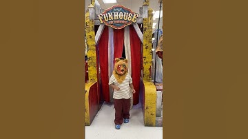 Son goes into scary haunted house and this happens #shorts