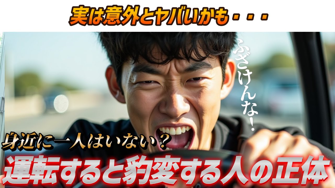 【身近に一人はいない？】運転で性格変わる人の正体