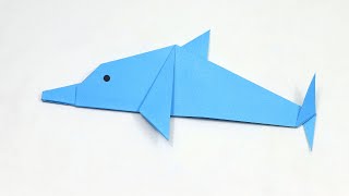 How to Make a Paper Dolphin Easy  Origami Dolphin Tutorial