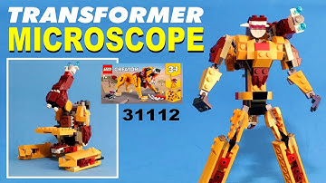 Tutorial: Transformer Microscope from LEGO Creator 31112: Wild lion