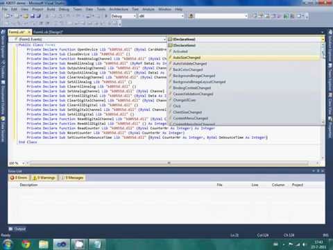 K8055 and VB.NET