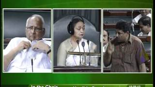 Matters of Urgent Public Importance: Sh. Kirti Jha Azad: 15.05.2012