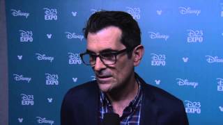Celebrity Finding Dory: Ty Burrell D23 2015 Red Carpet Interview | ScreenSlam Profile