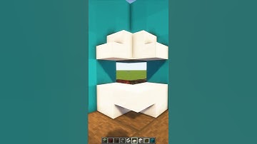 Minecraft: Redstone Fireplace #shorts