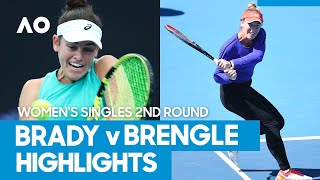 Jennifer Brady vs Madison Brengle Match Highlights (2R) | Australian Open 2021