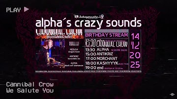 [Dj SET] Antikriz @ Cannibal Crow Bday 14th Dec 2025 - Psycrowdelica Forever [Dark Psychedelic]