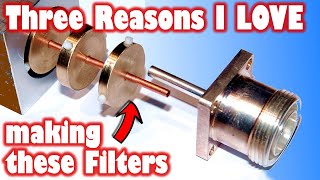 The 3 Best Things about making GHz Coaxial Filters - Design and Machining part 2
