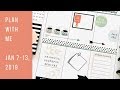 Plan With Me // BIG Happy Planner // January 7-13, 2019