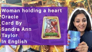 44. Learn Woman Holding A Heart Energy Oracle Card