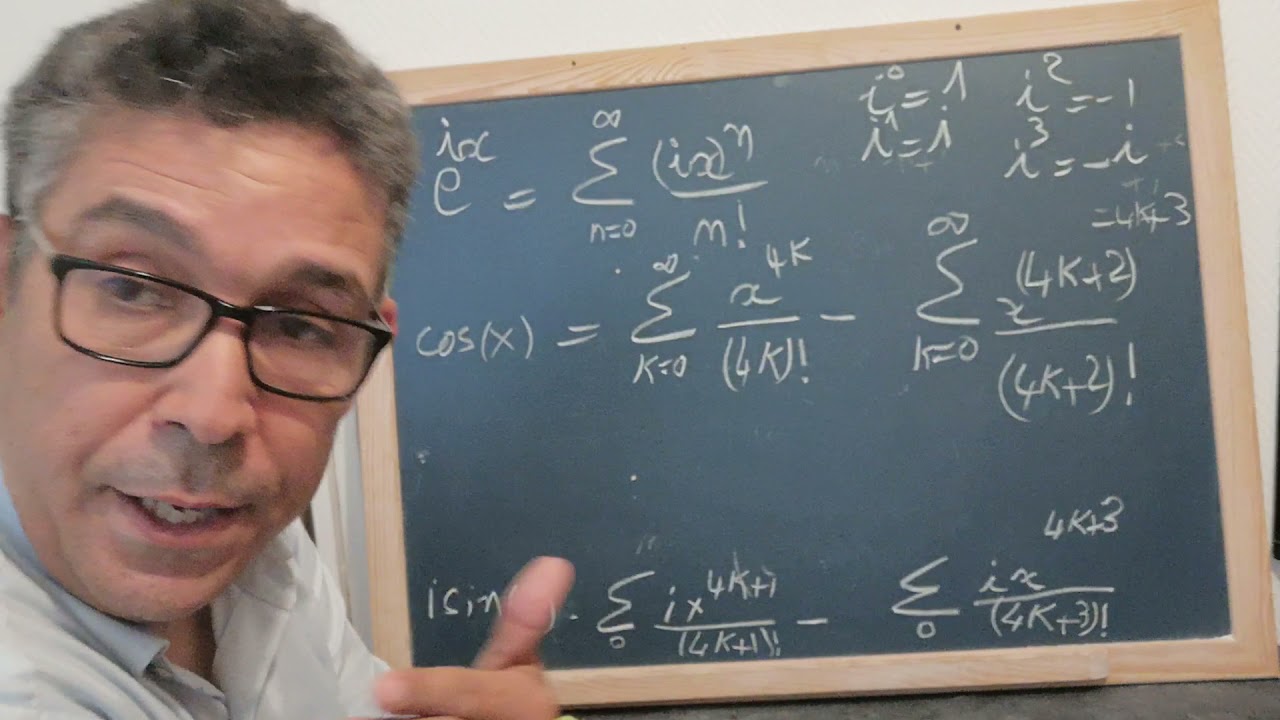 برهان على صيغة أويلر المشهورة باستعمال المتسلسلات