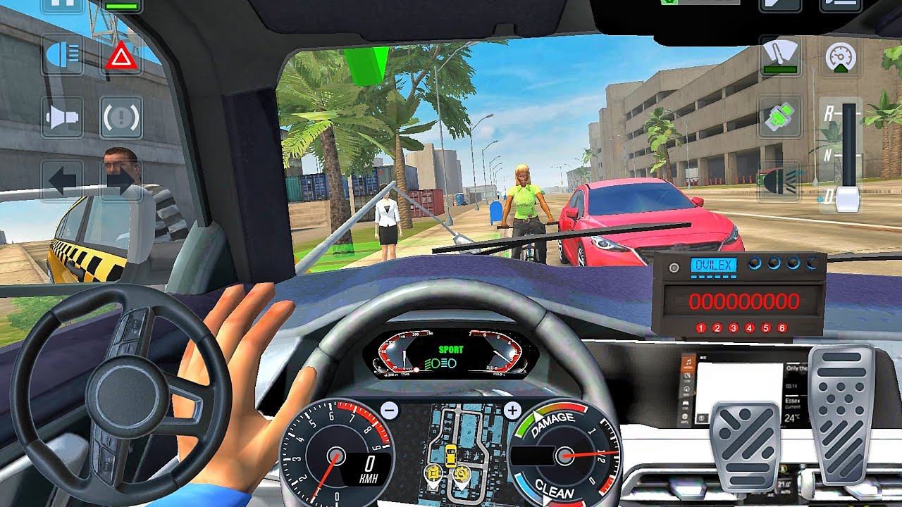 Новый Таксист против городского трафика - Taxi Simulator 2025 Evolution - Автомобильная игра для ...