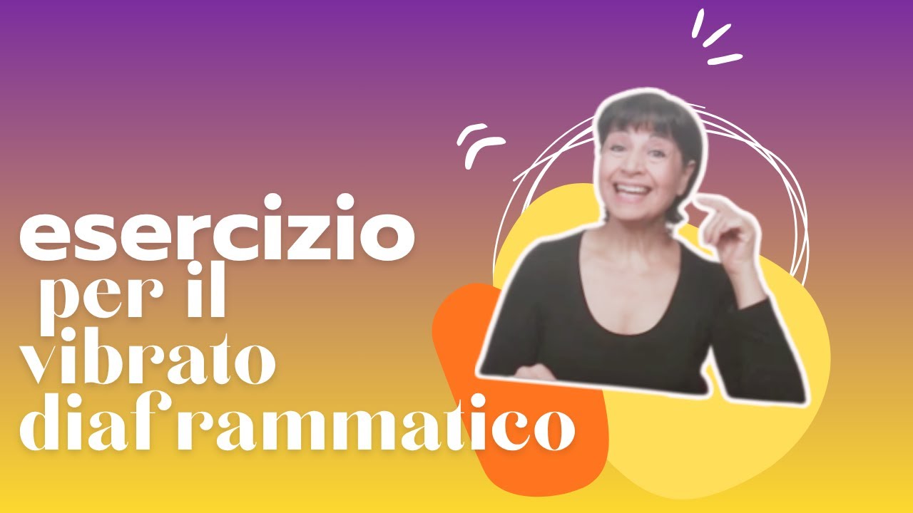 esercizio per il vibrato diaframmatico