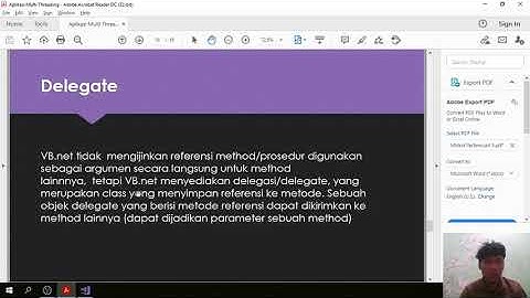 Video Tugas 4 Pemrograman Framework .NET