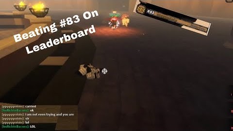 [YBA] Beating #83 Leaderboard Player