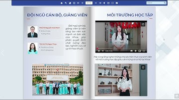 Thiết kế sách Brochure Khoa Kỹ thuật và công nghệ