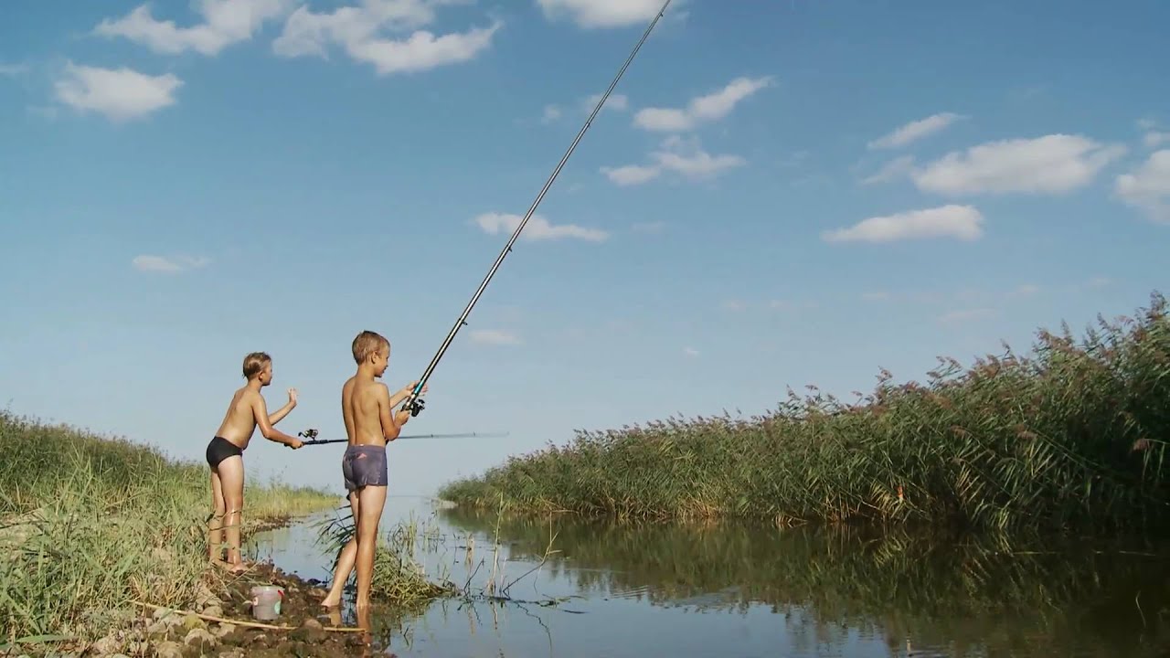 Boys fishing - YouTube