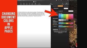 How to Change the Background Colors in Apple Pages