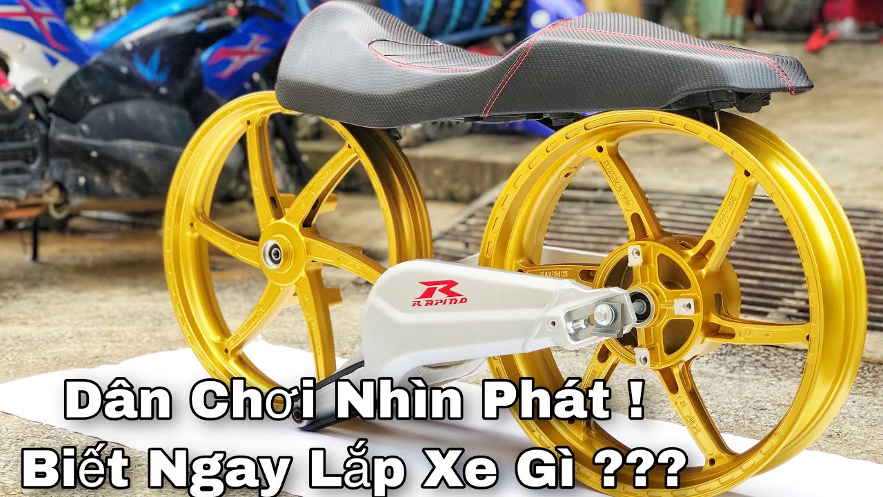Gắp Nhôm PKL Kiểu R6-Yên 2 Tầng-Mâm Oz racing(X1R) Lắp Zin Cho Winner ...