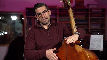 *SOLD* Neuner and Hornsteiner 5 String Double Bass: Discussion with George Martin *SOLD*