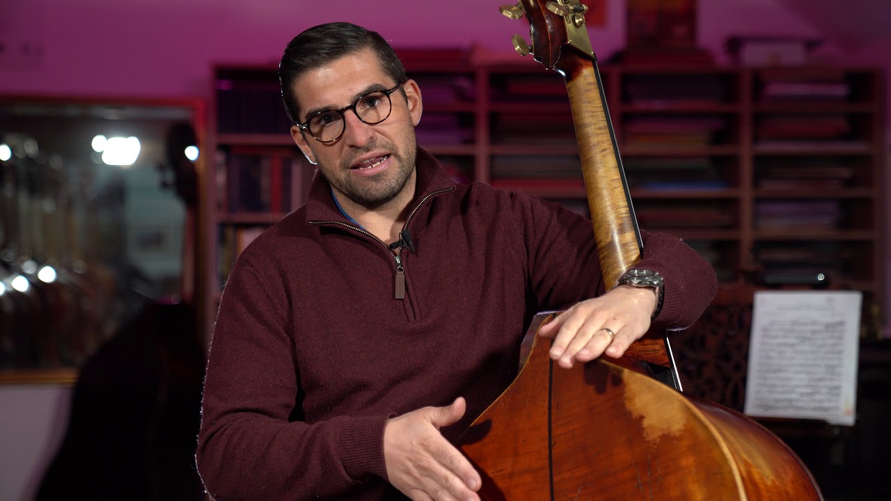 *SOLD* Neuner and Hornsteiner 5 String Double Bass: Discussion with George Martin *SOLD*