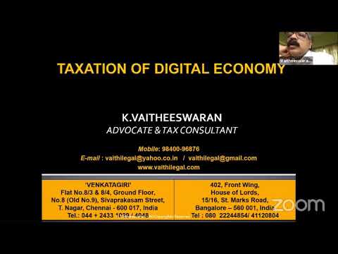 BCAS Lecture Meeting on 'Taxation of Digital Economy’ by Adv. K. Vaitheeswaran