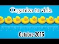 ☯Organiza tu vida: Octubre 2015 | Christine Hug