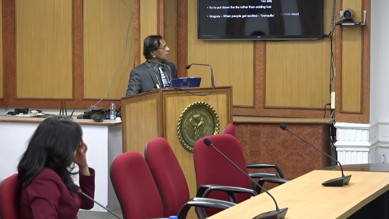 Coverage of Lecture by Prof. Bhavani Shankar Kodali in AIIMS New Delhi