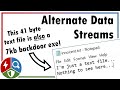 Hiding Data Using NTFS Alternate Data Streams (Defence Evasion)