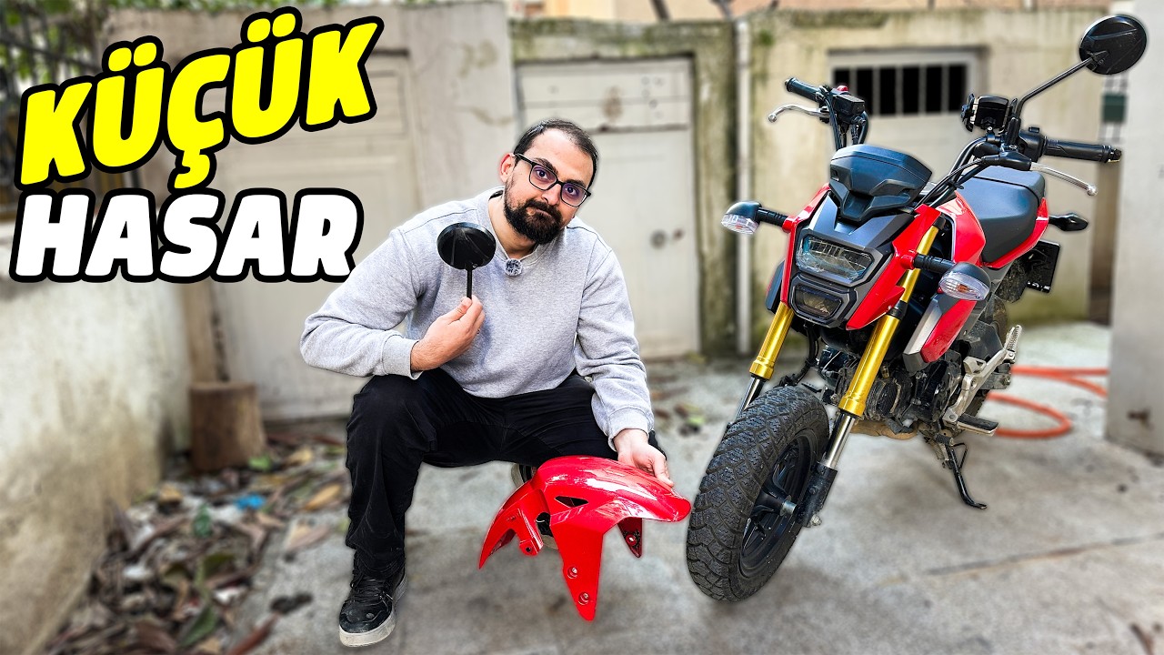 Kazadan Sonra Motoru Detaylıca Elden Geçirdim