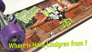 Hans Lindgren from Schmitt Stix reissue skateboard