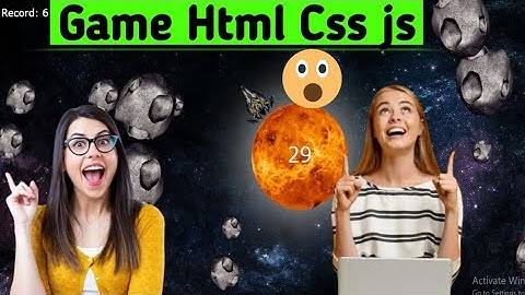 Space Invaders Game Tutorial with JavaScript and HTML  Css & javascript|Zombie shooting |Gun Game