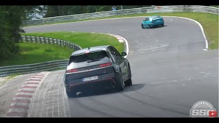 Nurburgring Hyundai Ioniq 5N under 8 with lots of slides