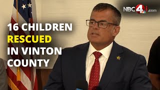 16 children rescued from 'third world' conditions in Vinton County | Full news conference