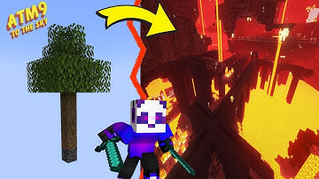 Into the Nether - Modded Skyblock series ep4