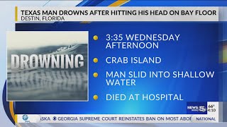 Texas man drowns at Crab Island in Destin: Sheriff’s Office