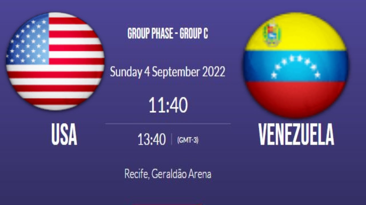 USA vs Venezuela FIBA America Cup Live Scoreboard Play by Play /Interga