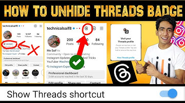 Instagram Show Thareds Shortcut Enable Kaise Kare | How To Unhide Threads Badge On Instagram