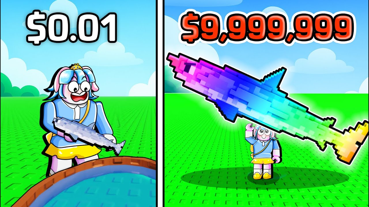 เลี้ยงปลาขาย ได้ปลาสายรุ้ง! | Roblox Grow a Fish Pond