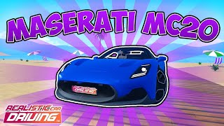Realistic Car Driving™️ | Maserini Stella (Maserati MC20) - Roblox (2024) screenshot 4