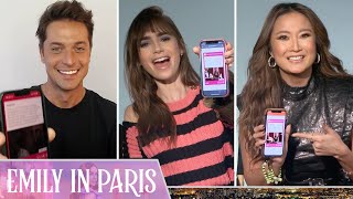 The 'Emily In Paris' Cast Finds Out Which Characters They Really Are