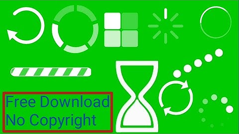 Chroma Key/Green Screen Please Wait Animations [Free Download]