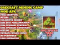 Orecraft Mining Camp mod apk terbaru versi 0.18 New update mod apk free shopping