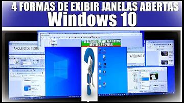Como configurar janelas lado a lado?