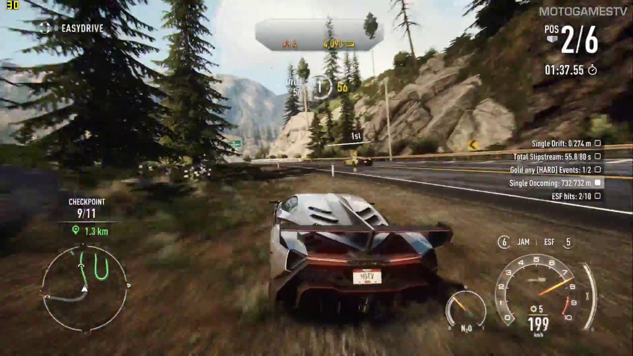 Need for Speed Rivals PC - Lamborghini Veneno Gameplay - YouTube