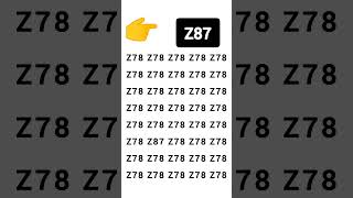 ARE YOU A GENIUS TRY THIS FOCUS Test #z87