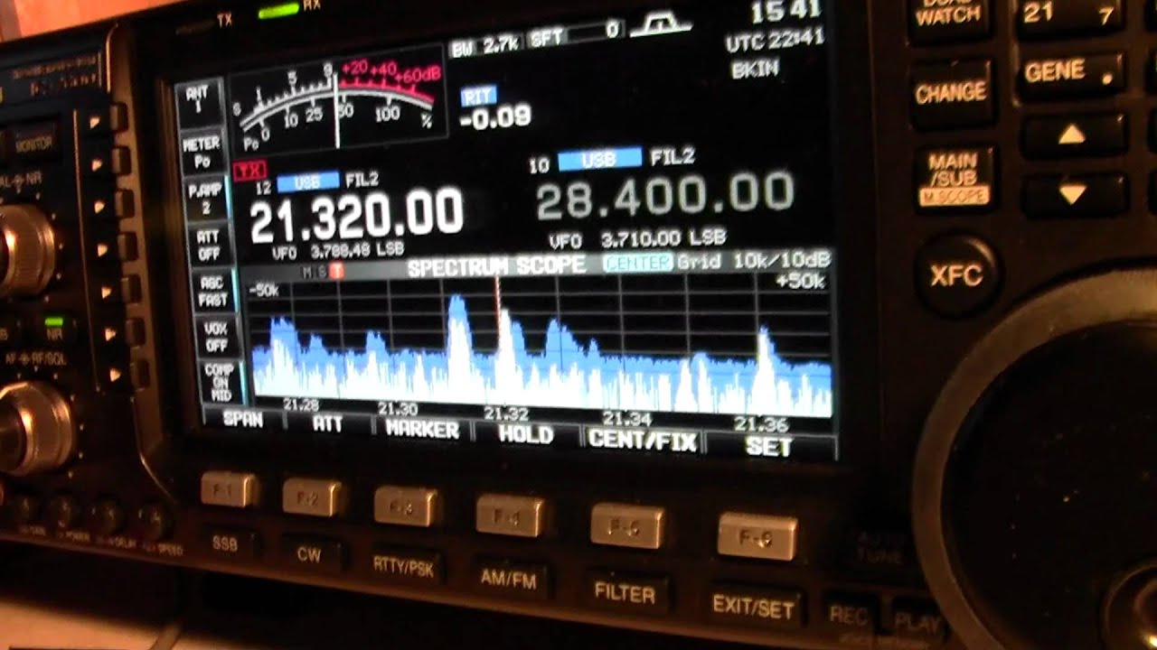 JI1KXL Aki Icom IC-7600 - YouTube