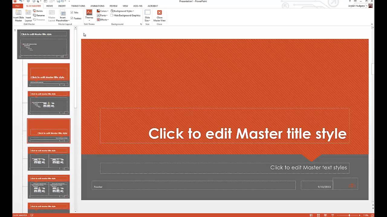 edit presentation slides