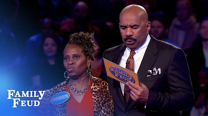 YES! YES! YES! Get 'er done Gwen! | Family Feud